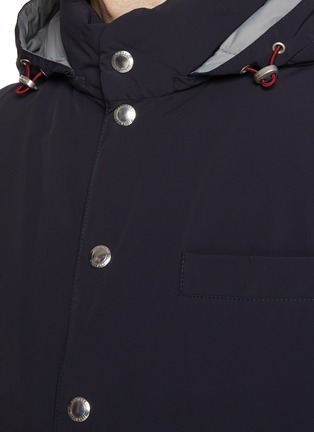  - BRUNELLO CUCINELLI - 可拆卸连帽按扣马甲