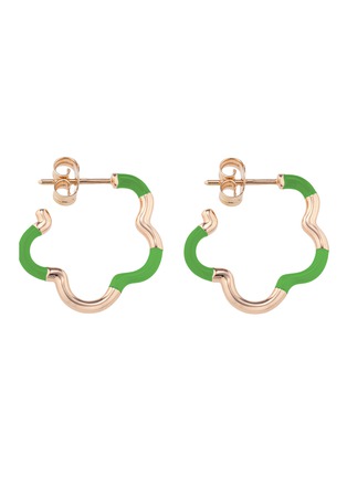 首图 - 点击放大 - BEA BONGIASCA - B Mini Enamel 9K Gold Earrings