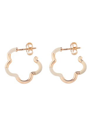 首图 - 点击放大 - BEA BONGIASCA - B Mini Enamel 9K Gold Earrings