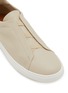 细节 - 点击放大 - ERMENEGILDO ZEGNA - Triple Stitch Leather Men's Sneakers