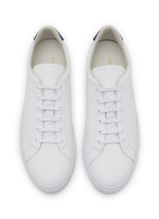 细节 - 点击放大 - COMMON PROJECTS - Retro Classic Low Top Leather Men's Sneakers