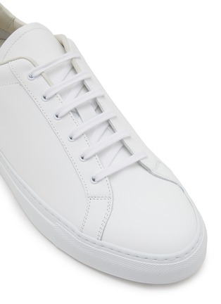 细节 - 点击放大 - COMMON PROJECTS - Retro Classic Low Top Leather Men's Sneakers