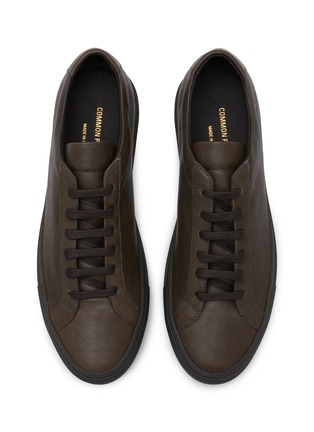 细节 - 点击放大 - COMMON PROJECTS - Achilles Low Top Leather Men's Sneakers