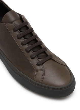 细节 - 点击放大 - COMMON PROJECTS - Achilles Low Top Leather Men's Sneakers