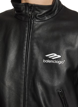  - BALENCIAGA - 皮革拉链夹克