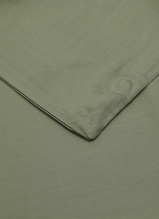 Detail View - 点击放大 - NAKEDLAB - Bamboo Twin Size Duvet Cover — Khaki Green