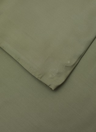 细节 –点击放大 - NAKEDLAB - Bamboo Queen Size Duvet Cover — Khaki Green