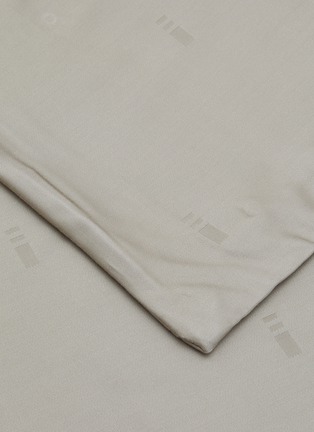 Detail View - 点击放大 - NAKEDLAB - Modal Twin Size Dobby Embroidery Duvet Cover — Byron Sand