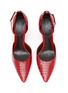 模特儿示范图 - 点击放大 - THE ROW - Liisa D'Orsay Patent Leather Pumps