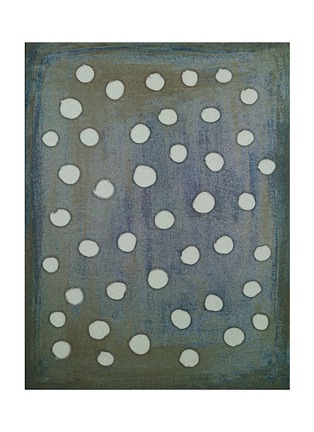 Main View - 点击放大 - MARTYN THOMPSON STUDIO - Snow Spot Cotton Jacquard Tapestry — Blue