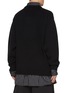 背面 - 点击放大 - BALENCIAGA - Hybrid Layered Wool Sweater Shirt