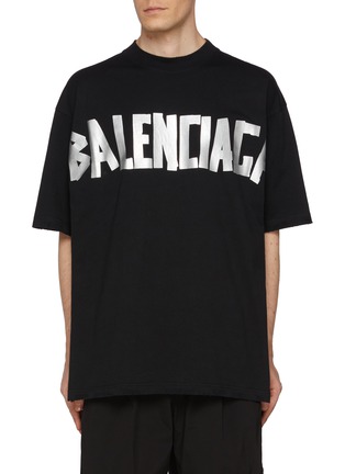 首图 - 点击放大 - BALENCIAGA - LOGO 圆领磨破 T 恤