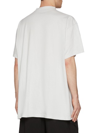 背面 - 点击放大 - BALENCIAGA - X eBay Oversized Ebay Logo Cotton T-Shirt