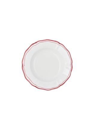 Main View - 点击放大 - SUMMERILL & BISHOP - Double Rim Scalloped Soup Plate — Red