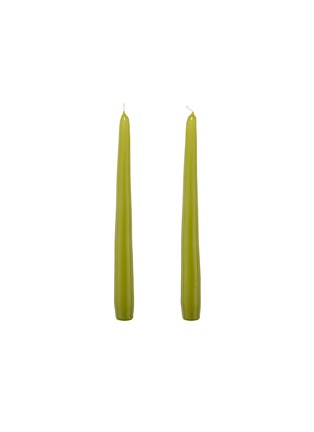 Detail View - 点击放大 - SUMMERILL & BISHOP - Tapered Candle Set of 2 — Green Branded Packaging