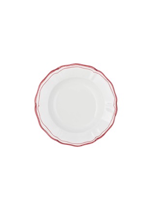 Main View - 点击放大 - SUMMERILL & BISHOP - Double Rim Scalloped Dinner Plate — Red