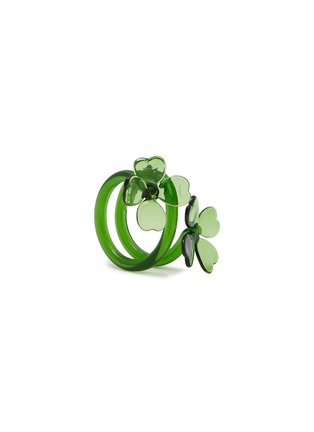 首图 –点击放大 - SUMMERILL & BISHOP - Lucky Clover Glass Napkin Ring