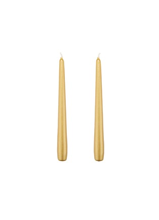 Detail View - 点击放大 - SUMMERILL & BISHOP - Tapered Candle Set of 2 — Gold Branded Packaging