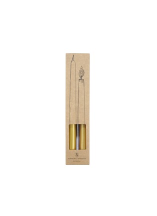 Main View - 点击放大 - SUMMERILL & BISHOP - Tapered Candle Set of 2 — Gold Branded Packaging