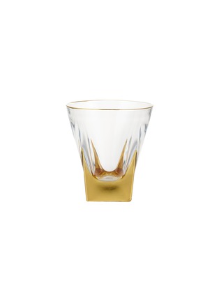 Main View - 点击放大 - SUMMERILL & BISHOP - Gold Art Deco Hand Decorated Water Glass Tumbler