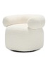 Main View - 点击放大 - ELLISON STUDIOS - Huggy Swivel Armchair — Montauk Off-White