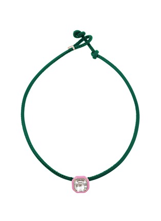 首图 - 点击放大 - BEA BONGIASCA - Pop 9K Gold Sterling Silver Enamel Octagon Crystal Choker