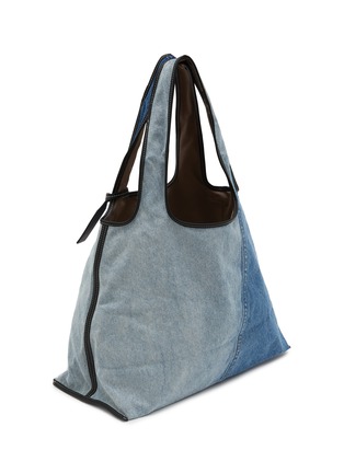 细节 - 点击放大 - 3.1 PHILLIP LIM - Large Washed Denim Market Tote Bag