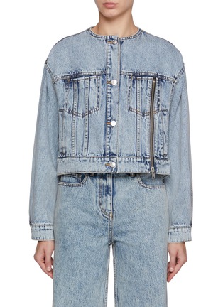 首图 - 点击放大 - 3.1 PHILLIP LIM - Crop Light Wash Denim Jacket