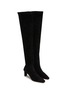 细节 - 点击放大 - AQUAZZURA - Zeen Stretch 65 Suede Tall Boots