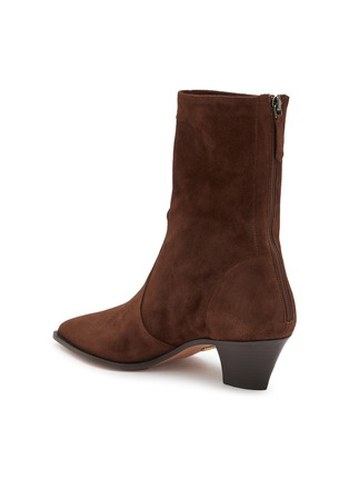  - AQUAZZURA - Brunswick Western 45 Suede Booties