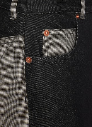  - TEURN STUDIOS - Baggy Patchwork Dark Wash Jeans