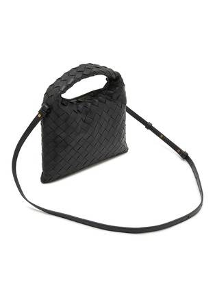 细节 - 点击放大 - BOTTEGA VENETA - Mini Hop Intrecciato Leather Crossbody Bag