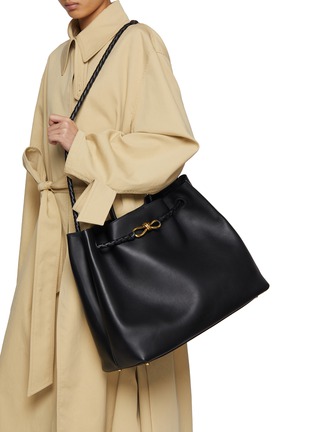 正面 -点击放大 - BOTTEGA VENETA - 大号 ANDIAMO 皮革单肩包