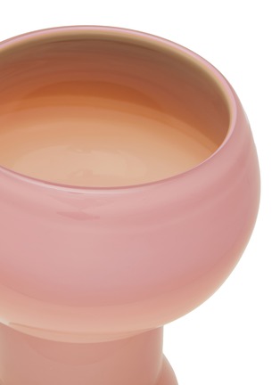 细节 –点击放大 - DAVID VALNER STUDIO - Little Fungus Vase — Gloss Pink & Yellow