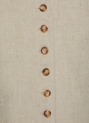  - LA COLLECTION - Akari V-Neck Linen Waistcoat