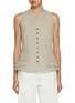 首图 - 点击放大 - LA COLLECTION - Akari V-Neck Linen Waistcoat