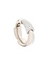 首图 - 点击放大 - VHERNIER - Calla Media Diamond 18K White Gold Titanium Ring — EU52