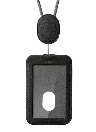 Detail View - 点击放大 - ORBITKEY - ID Card Holder with Lanyard — Black