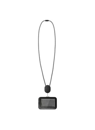 Main View - 点击放大 - ORBITKEY - ID Card Holder with Lanyard — Black