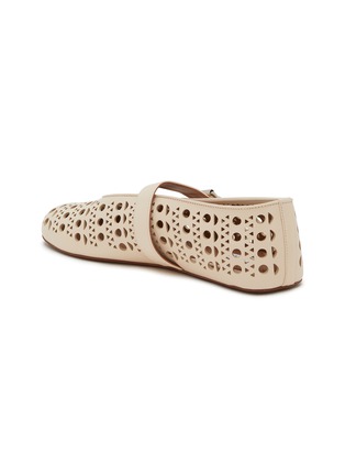  - ALAÏA - Perforated Leather Ballerina Flats