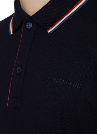  - PAUL & SHARK - 拼色衣领 POLO 衫