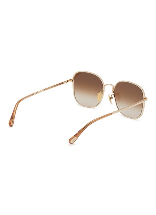 模特儿示范图 - 点击放大 - CHLOÉ - Metal Square Sunglasses