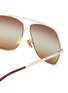 细节 - 点击放大 - CHLOÉ - Aly Metal Aviator Sunglasses