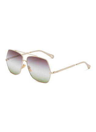 首图 - 点击放大 - CHLOÉ - Aly Metal Aviator Sunglasses