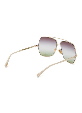 模特儿示范图 - 点击放大 - CHLOÉ - Aly Metal Aviator Sunglasses