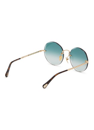 模特儿示范图 - 点击放大 - CHLOÉ - Metal Round Sunglasses