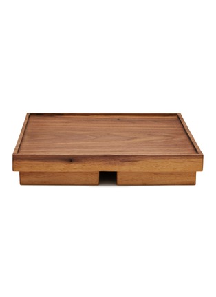 Main View - 点击放大 - SOCIETY LIMONTA - Medium Treit Due Walnut Wood Tray