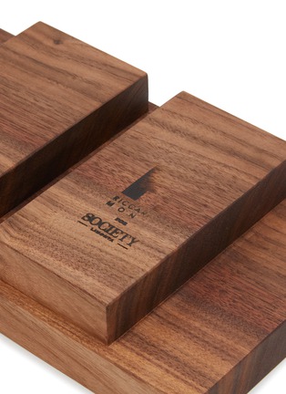 Detail View - 点击放大 - SOCIETY LIMONTA - Small Treit Uno Walnut Wood Tray