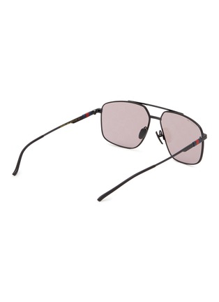 模特儿示范图 - 点击放大 - GUCCI - Metal Aviator Sunglasses