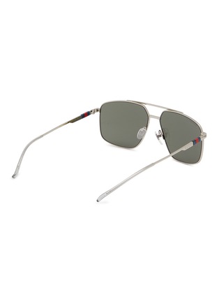 模特儿示范图 - 点击放大 - GUCCI - Metal Aviator Sunglasses